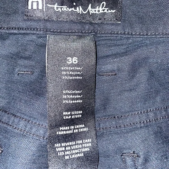 Travis Mathew Golf Pants Lot of 2 Black & Grey Lightweight Men’s Size 36 - Picture 9 of 10